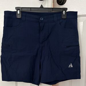 Women’s Eddie Bauer First Ascent Guide Pro Shorts - Blue - size 14